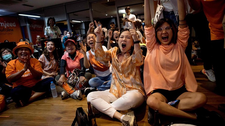 News Party Emerges Victorious, Crushing Military-Backed Coalition in Thailand